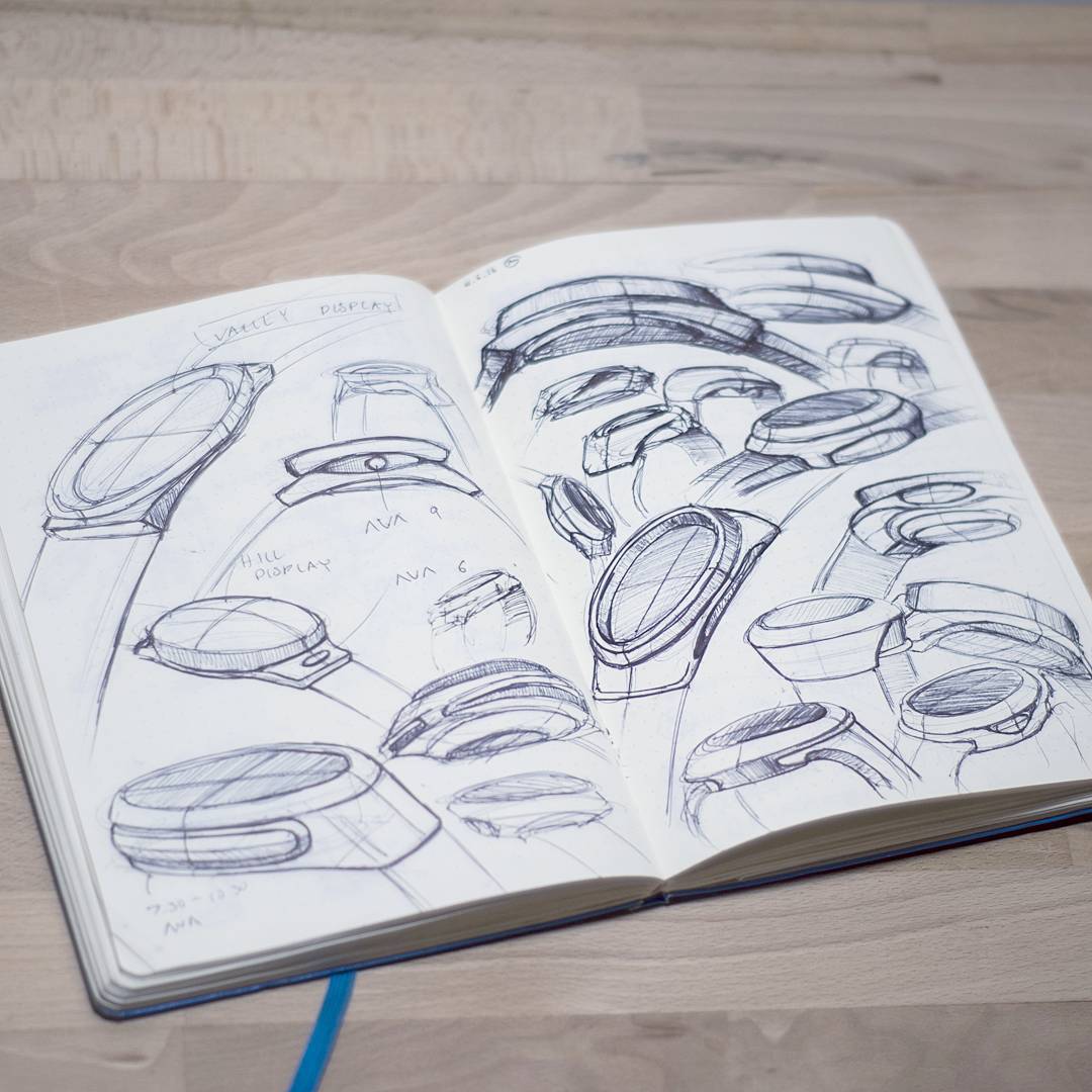 Some old sketches from my bachelor project. The last pages of this sketchbook have survived long sin